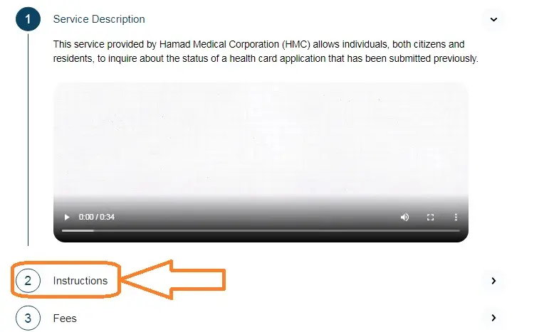 Health Card Application Status