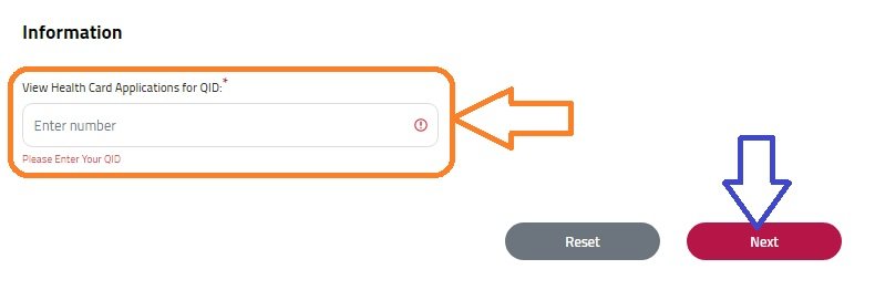 Health Card Application Status