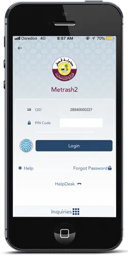 Register Vodafone Number with QID via Metrash2 App
